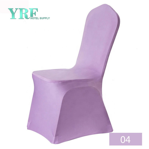 YRF Elegant Purple Wedding Chair Sash Funda de silla púrpura