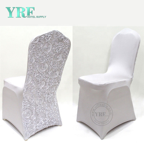 Fundas para sillas de boda universales baratas blancas YRF