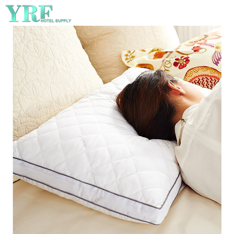 La tela antibacteriana única de altura ajustable cubre la almohada de poliéster del hotel segura y saludable