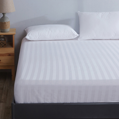 Proveedor de camas de hotel, 500 hilos, sábanas de satén, algodón