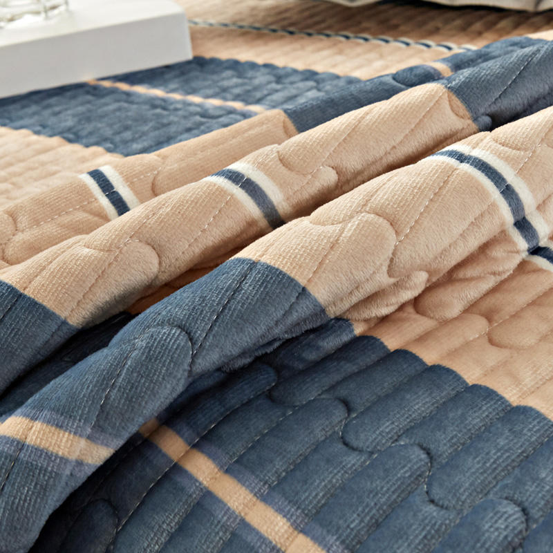 Cubrecama de lujo con funda lavada, ropa de cama de tamaño completo, camello y azul acero para primavera y verano
