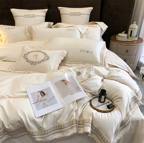 Diseño personalizado y color para hoteles de 4 estrellas Juego de cama individual 100% algodón