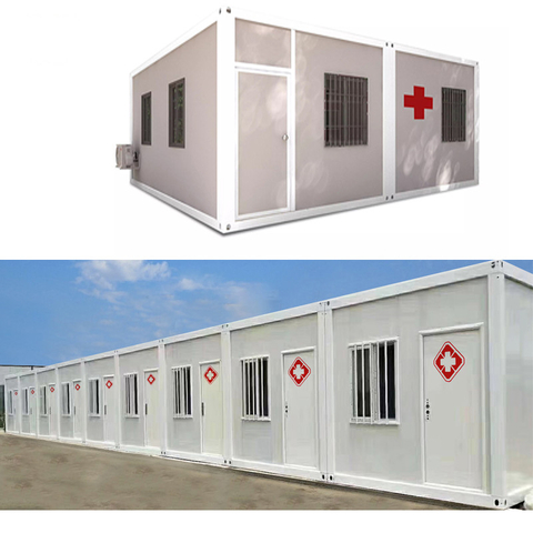 Sala de contenedores de instalación rápida desmontable al por mayor para el cuidado