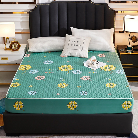 Funda protectora de almohadilla de colchón suave para cama King impermeable